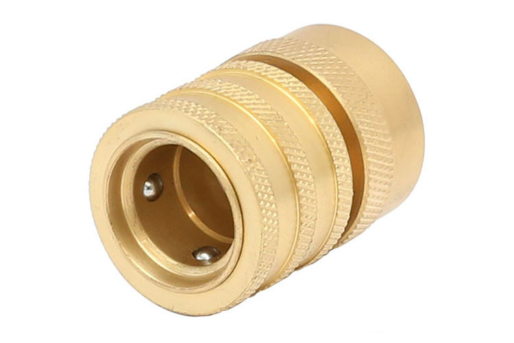 3 / 4AFemale Sárgaréz Quick Hose Connector with water stop